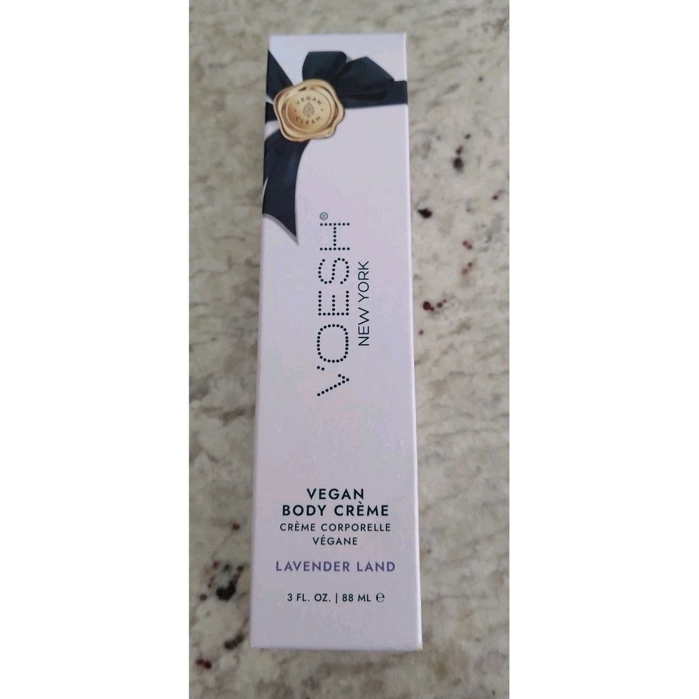 NEW, Voesh New York Vegan Body Creme‎ Lavender Land Lotion 3 Oz